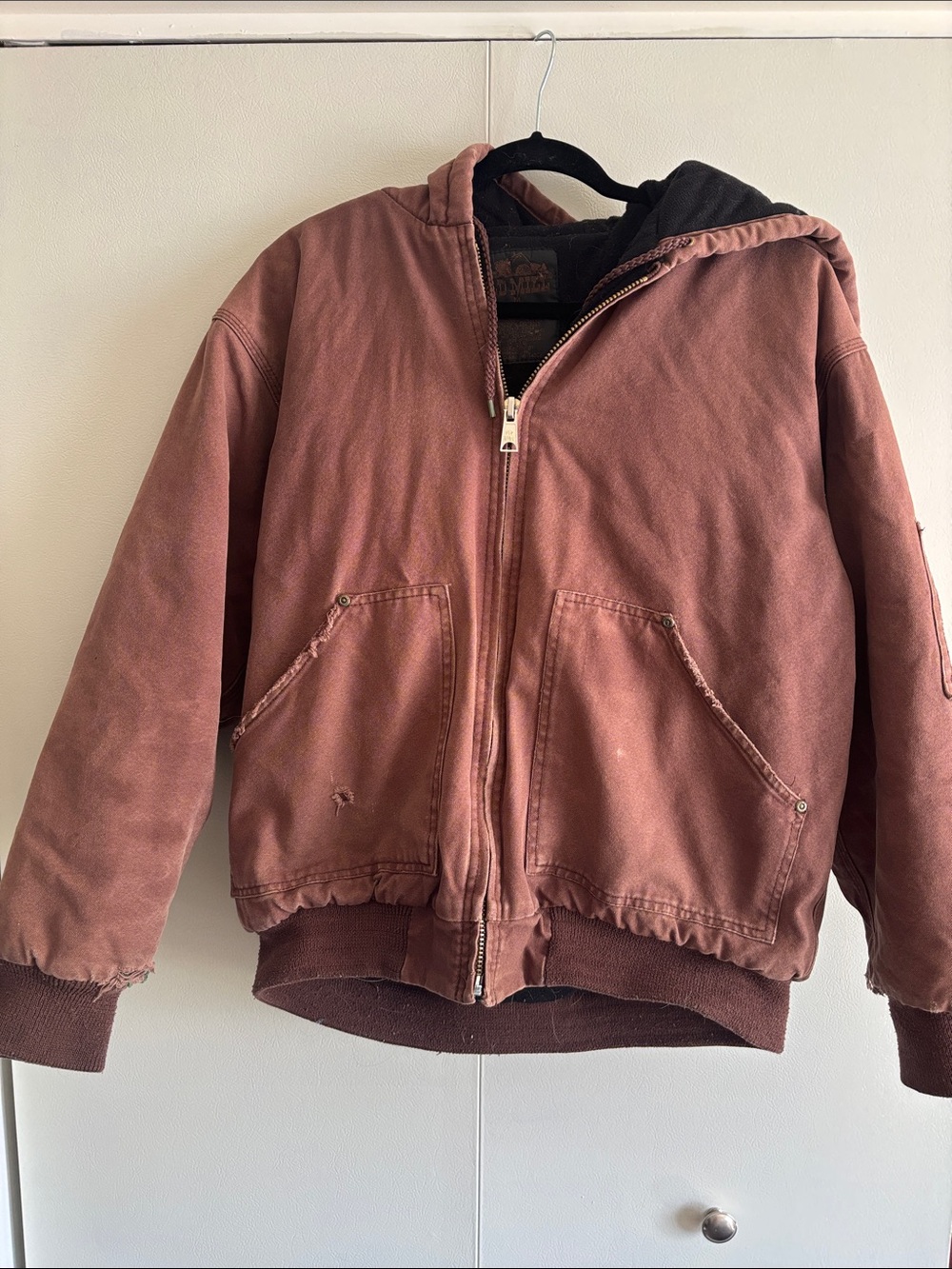 Old Mill Men’s Work Jacket in Faded Brick